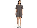 (取寄) モッドオードック レディース ハーフ スリーブ スイング シャツ ドレス Mod-o-doc women Half Sleeve Swing Shirt Dress Washed Ebony(4)