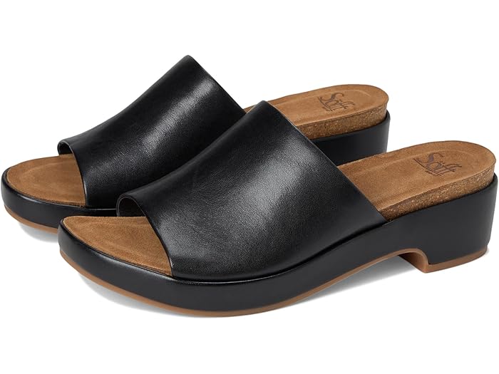 () ե ǥ 㥹 Sofft women Cass Black Leather