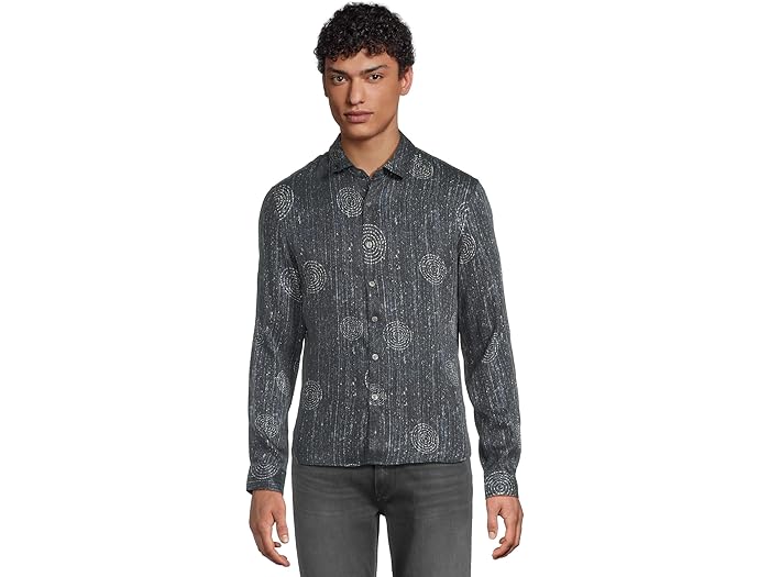 ()  Х٥ȥ  륫  John Varvatos men Luca Shirt W985S25 Lake B...