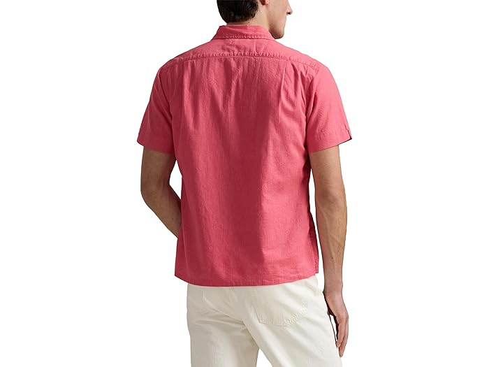 (取寄) ラルフローレン メンズ クラシック フィット リネン-コットン キャンプ シャツ Polo Ralph Lauren men Classic Fit Linen-Cotton Camp Shirt Pale Red