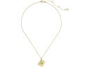 (取寄) ケイトスペード レディース パスポート ペンダント Kate Spade New York women Passport Pendant Green Multi/Gold