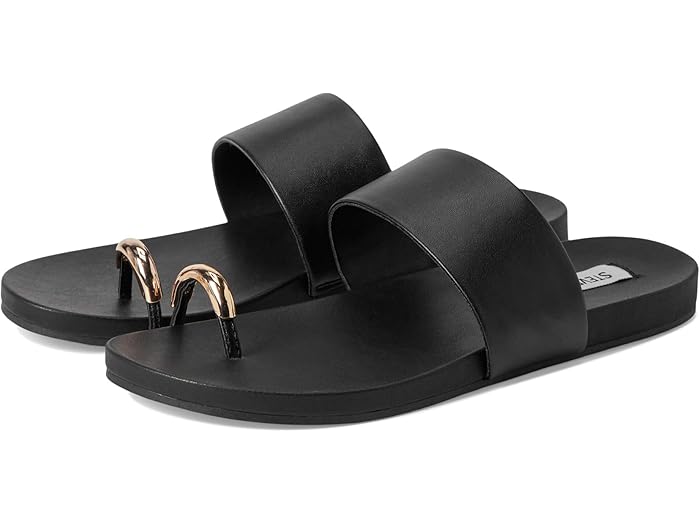 () ƥ֥ޥǥ ǥ  Steve Madden women Dove Black Leather