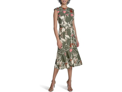 (取寄) カルバンクライン レディース プリンテッド スキューバ クレープ ベルテッド ミディ Calvin Klein women Printed Scuba Crepe Belted Midi Antq/White/Multi (取寄) カルバンクライン レディース プリンテッド スキューバ クレープ ベルテッド ミディ Calvin Klein women Printed Scuba Crepe Belted Midi Antq/White/Multi