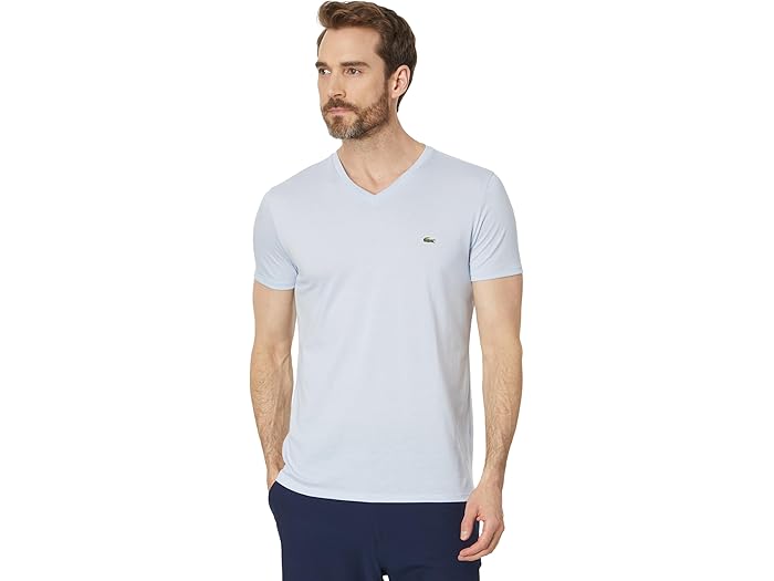 () 饳  硼 ꡼ V-ͥå ԥ 㡼 ƥ  Lacoste men Short Sleeve...