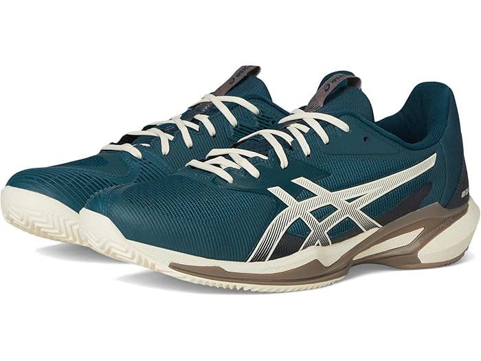 (取寄) アシックス メンズ ソリューション スピード FF 3 クレイ テニス シューズ ASICS men Solution Speed FF 3 Clay Tennis Shoes Saxon Green/Birch