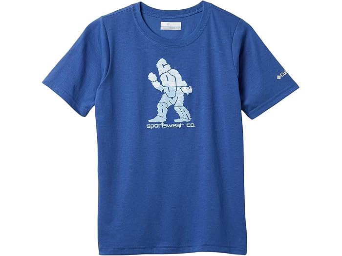 (取寄) コロンビア キッズ ボーイズ ラ プードル パス ショート スリーブ ティー (リトル キッズ/ビッグ キッズ) Columbia Kids boys La Poudre Pass Short Sleeve Tee (Little Kids/Big Kids) Mountain Blue/Living Legend