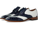 (取寄) ステイシー アダムス メンズ バイク トゥ レース-アップ Stacy Adams men Tristano Bike Toe Lace-Up Dark Blue Multi(4)