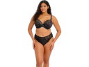 (取寄) エロミ レディース ルシエ アンダーワイヤー バンジ ストレッチ ブラ elomi women Lucie Underwire Plunge Stretch Bra Black