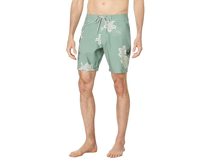 (取寄) ヴィスラ メンズ バイビスカス 17.5 ボードショーツ VISSLA men Byebiscus 17.5" Boardshorts Light Sage