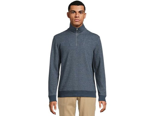 (取寄) ヴィンス メンズ モック ネック クオーター ジップ Vince men Mock Neck Quarter Zip Heather Sapphire