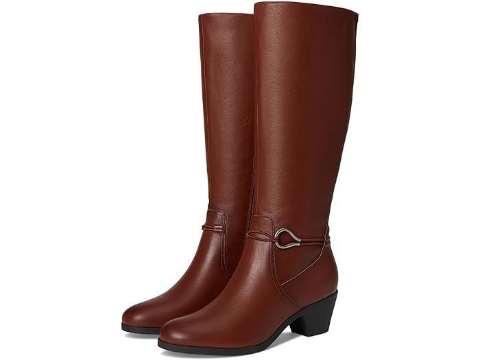 ()  ҥ ǥ ץ쥹꡼ Cobb Hill women Presley Dark Natural Leather