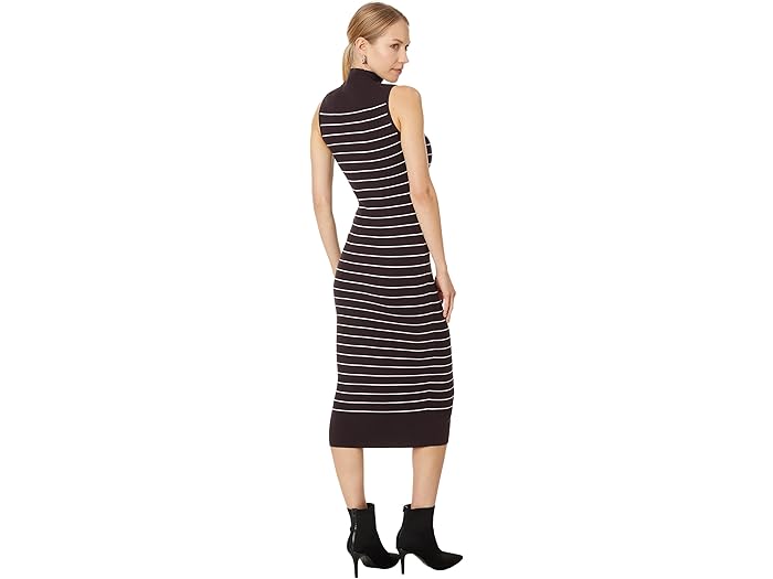 (取寄) メイドウェル レディース セータードレス ストライプ - スノーウィー Madewell women Mandrell Sweaterdress Stripe - Snowy Espresso