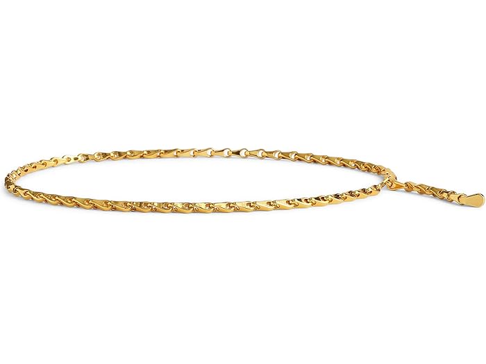 (取寄) メイドウェル レディース チェイン ベルト Madewell women Chain Belt Gold