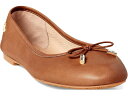 (取寄) ローレン ラルフローレン レディース ジェイナ フラッツ LAUREN Ralph Lauren women Jayna Flat Deep Saddle Tan(4)