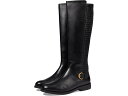 (取寄) コールハーン レディース クローバー ストレッチ トール ブーツ Cole Haan women Clover Stretch Tall Boot Black Leather