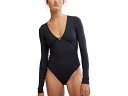 (取寄) フリーピープル レディース ビクトリア バンジ ボディスーツ Free People women Victoria Plunge Bodysuit Black