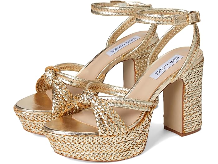 () ƥ֥ޥǥ ǥ ӥ Steve Madden women Ibiza Gold Leather