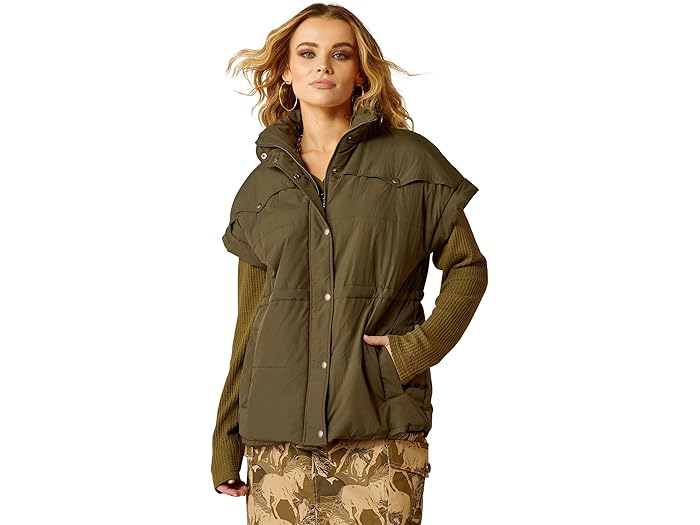 () ꥢå ǥ  ٥ Ariat women Carolina Vest Relic