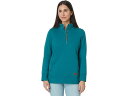 (取寄) エルエルビーン レディース キルテッド スウェットシャツ 1/4 ジップ プルオーバー ロング スリーブ L.L.Bean women Quilted Sweatshirt 1/4 Zip Pullover Long Sleeve Deep Turquoise