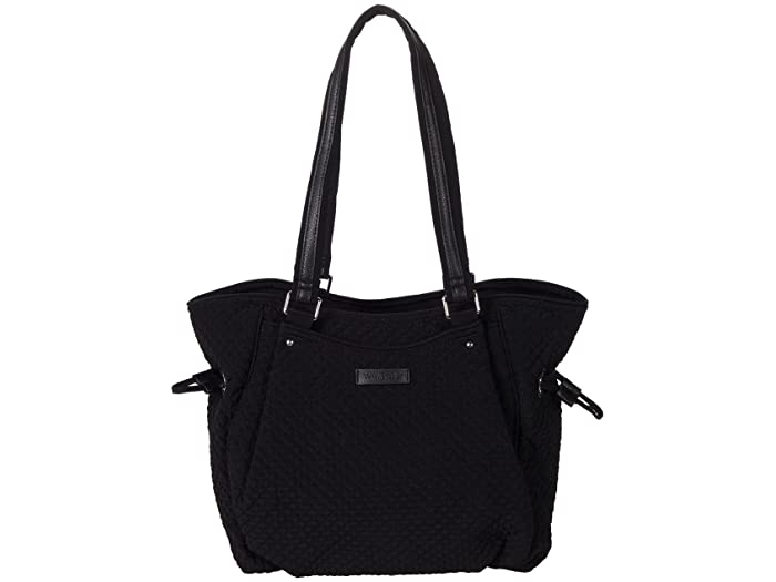 (取寄) ヴェラ ブラッドリー レディース マイクロファイバー グレンナ サッチェル パース Vera Bradley women Microfiber Glenna Satchel Purse Classic Black 1