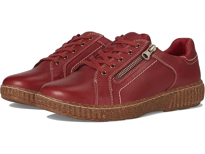 () 顼 ǥ 饤  Clarks women Caroline Janna Red Leather