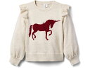 (取寄) ジャニー アンド ジャック ガールズ ユニコーン プルオーバー セーター (トドラー/リトル キッド/ビッグ キッド) Janie and Jack girls Unicorn Pullover Sweater (Toddler/Little Kid/Big Kid) Ivory