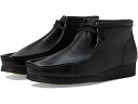 (取寄) クラークス メンズ ワラビー ブーツ Clarks men Wallabee Boot Black Leather(4)