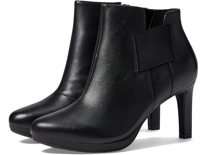 () 顼 ǥ ӥ 饤 Clarks women Ambyr Rise Black Leather