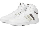(取寄) アディダス キッズ キッズ フープス ミッド シューズ (ビッグ キッド) adidas Kids kids Hoops Mid Shoes (Big Kid) White/Orbit Grey/Putty Grey