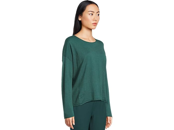 (取寄) アイリーン フィッシャー レディース クルー ネック セーター Eileen Fisher women Crew Neck Sweater Pine