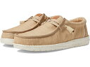 (取寄) ヘイ デュード メンズ ウォーリー エレベイテッド ベーシックス Hey Dude men Wally Elevated Basics Khaki/White(4)
