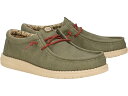 (取寄) ヘイ デュード メンズ ウォーリー ワックスド キャンバス Hey Dude men Wally Waxed Canvas Olive