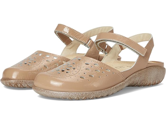 () ʥ ǥ 饿 Naot women Arataki Camel Crinkle Patent Leather