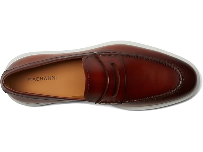 (取寄) マグナーニ メンズ オリオン ペニー Magnanni men Orion Penny Cognac