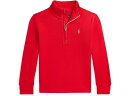 (取寄) ラルフローレン キッズ ボーイズ コットン インターロック クォーター-ジップ プルオーバー (トドラー/リトル キッズ) Polo Ralph Lauren Kids boys Cotton Interlock Quarter-Zip Pullover (Toddler/Little Kids) RL 2000 Red