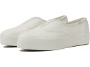 (取寄) ケッズ レディース ポイント スリップ オン Keds women Point Slip On White Leather