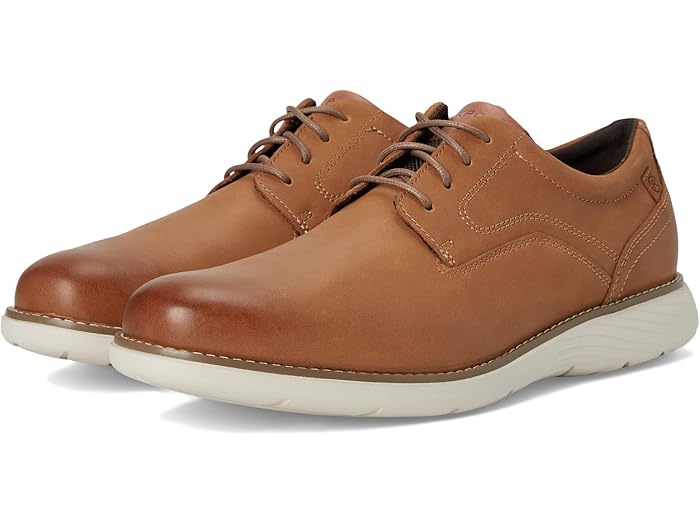 () åݡ  å ץ졼 ȥ Rockport men Garett Plain Toe Caramel Le...