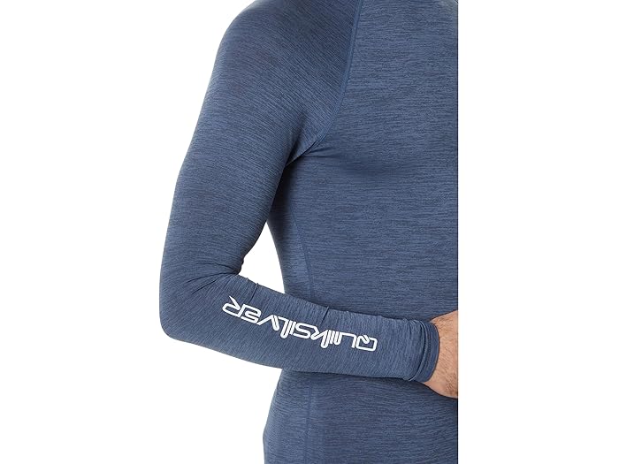 (取寄) クイックシルバー メンズ エブリデイ UPF50 ロング スリーブ ラッシュガード Quiksilver men Everyday UPF50 Long Sleeve Rashguard Vintage Indigo Heather