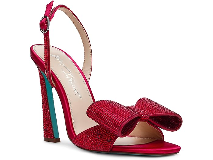 () ֥롼 Х ٥åĥ󥽥 ǥ 票 Blue by Betsey Johnson women Joel Red