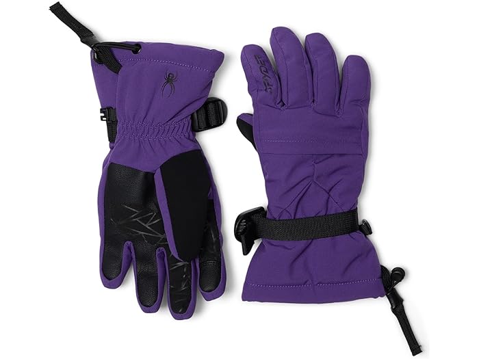 (取寄) スパイダー キッズ ガールズ シンセシス スキー グローブ (ビッグ キッド) Spyder Kids girls Synthesis Ski Gloves (Big Kid) Purple Flash