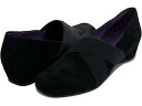(取寄) ヴァネリ レディース Vaneli women Maiya Black Suede(4)