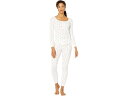 (取寄) プラッシュ レディース サーマル ハート パジャマ + スクランチー セット Plush women Thermal Heart Pajama + S...