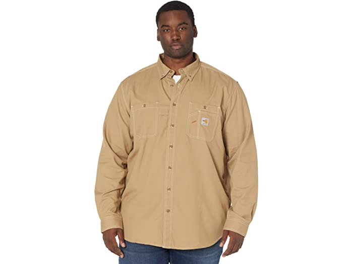 (取寄) カーハート メンズ ビッグ アンド トール フレームレジスタント フォース オリジナル フィット ライトウェイト ロング スリーブ ボタン フロント シャツ Carhartt men Big & Tall Flame-Resistant Force Original Fit Lightweight Long Sleeve Button Front Shirt
