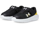 (取寄) アンダーアーマー キッズ ボーイズ インファント サージ 4 オルタネイト クロージャー (トドラー) Under Armour Kids boys Infant Surge 4 Alternate Closure (Toddler) Black/Taxi/White(4)