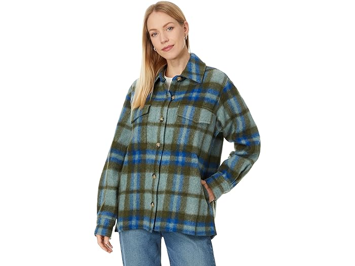 (取寄) ファリティ レディース コッツウォルド シャツ ジャケット Faherty women Cotswold Shirt Jacket Oakland Plaid