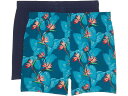 (取寄) トミーバハマ メンズ 2-パック ニット ボクサー Tommy Bahama men 2-Pack Knit Boxers Teal Print