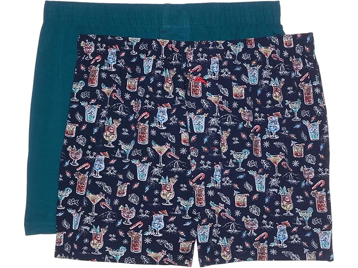 () ȥߡХϥ  2-ѥå ˥å ܥ Tommy Bahama men 2-Pack Knit Boxers Blu...