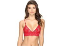 (取寄) ハンキー パンキー レディース シグニチャー レース パッテッド トライアングル ブラレット Hanky Panky women Signature Lace Padded Triangle Bralette Red