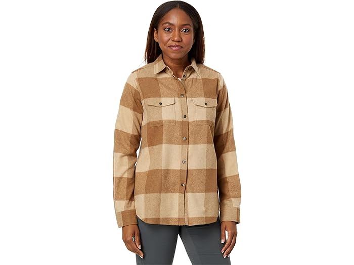 (取寄) フェールラーベン レディース カナダ シャツ Fjllrven women Fjallraven Canada Shirt Buckwheat Brown/Light Beige