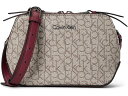 (取寄) カルバンクライン レディース ルーシー クロスボディ Calvin Klein women Lucy Crossbody Almond/Taupe/Cabernet